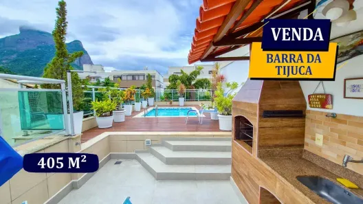Cobertura com 5 Quartos à venda, 405m² no Barra da Tijuca, Rio de Janeiro