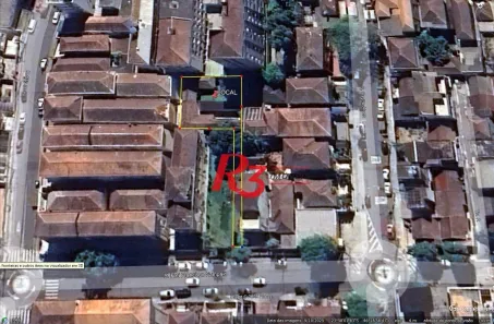 Lote/Terreno à venda, 400m² no Embaré, Santos