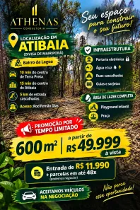 Lote/Terreno à venda, 600m² no Roseira, Mairiporã