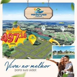 Lote/Terreno à venda, 300m² no Portal do Lago Lado Alto, Santa Bárbara de Goiás