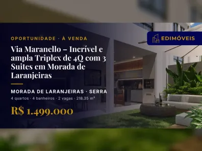 Casa com 4 Quartos à venda, 218m² no Morada de Laranjeiras, Serra