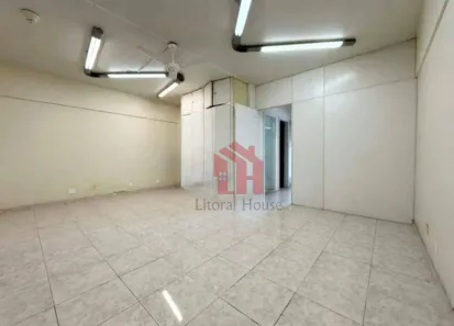 Sala Comercial para alugar, 67m² no Centro, Santos