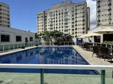 Apartamento com 2 Quartos para alugar, 55m² no Buraquinho, Lauro de Freitas