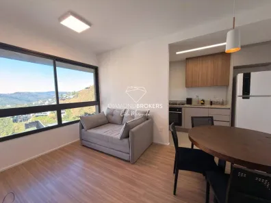 Apartamento com 1 Quarto para alugar, 44m² no Vila da Serra, Nova Lima