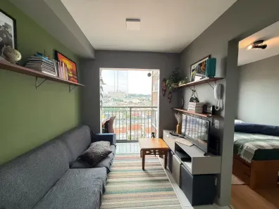 Apartamento com 1 Quarto para alugar, 27m² no Jardim da Glória, São Paulo