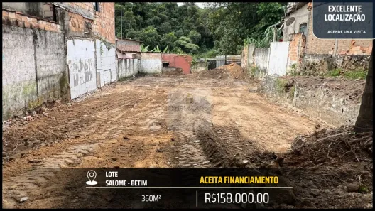 Lote/Terreno à venda, 360m² no Salomé, Betim