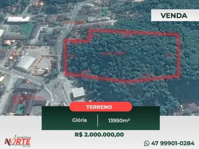 à venda, 13950m² no Glória, Joinville