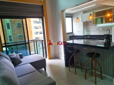 Flat com 1 Quarto para alugar, 42m² no Moema, São Paulo