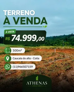 Lote/Terreno à venda, 500m² no dos Mendes (Caucaia do Alto), Cotia