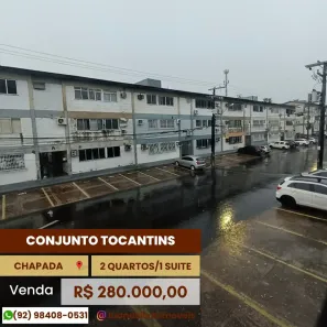 Apartamento com 2 Quartos à venda, 65m² no Chapada, Manaus
