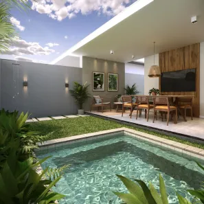 Casa de Condomínio com 3 Quartos à venda, 85m² no Parque Hawaí, Eusébio