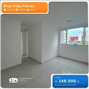 Apartamento com 2 Quartos à venda, 42m² no Lago Azul, Manaus
