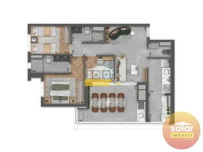 Apartamento com 2 Quartos à venda, 85m² no Tatuapé, São Paulo