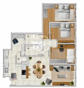 Apartamento com 3 Quartos à venda, 103m² no Leblon, Rio de Janeiro