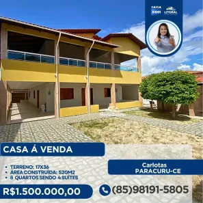 Casa com 8 Quartos à venda, 520m² no , Paracuru