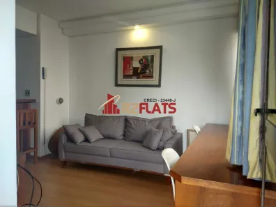 Apartamento com 1 Quarto para alugar, 42m² no Moema, São Paulo