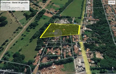 Lote/Terreno à venda, 22701m² no Jardim Afife, Campinas