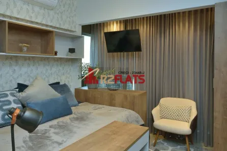 Apartamento com 1 Quarto para alugar, 24m² no Pinheiros, São Paulo
