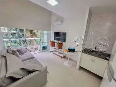 Flat com 1 Quarto para alugar, 44m² no Indianópolis, São Paulo