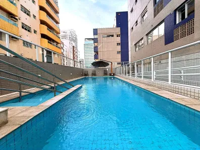 Apartamento com 2 Quartos para venda ou aluguel, 77m² no Gonzaga, Santos