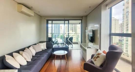 Apartamento com 1 Quarto para alugar, 109m² no Vila Nova Conceição, São Paulo