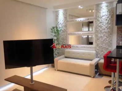 Flat com 1 Quarto para alugar, 33m² no Santo Amaro, São Paulo