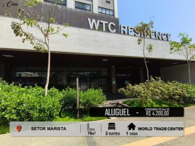 Apartamento com 2 Quartos para alugar, 78m² no Setor Marista, Goiânia