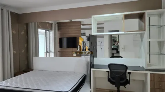 Flat com 1 Quarto para alugar, 36m² no Indianópolis, São Paulo