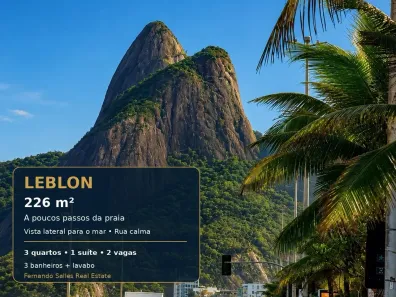 Apartamento com 3 Quartos à venda, 226m² no Leblon, Rio de Janeiro