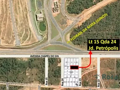 Lote/Terreno à venda, 360m² no Petrópolis, Várzea Grande