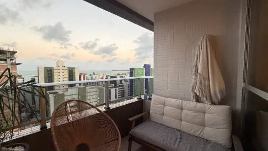 Apartamento com 3 Quartos para alugar, 100m² no Tambaú, João Pessoa