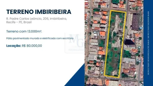 para alugar, 13000m² no Imbiribeira, Recife