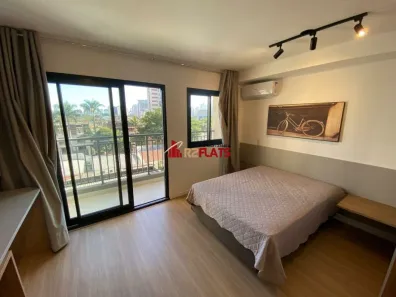 Flat com 1 Quarto para alugar, 26m² no Indianópolis, São Paulo