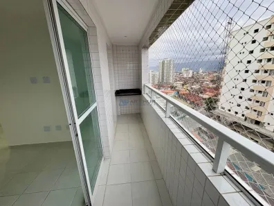 Apartamento com 2 Quartos para alugar, 57m² no Mirim, Praia Grande