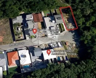 Lote/Terreno à venda, 332m² no Sertão do Maruim, São José
