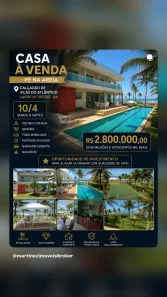Casa com 10 Quartos à venda, 500m² no Vilas do Atlântico, Lauro de Freitas