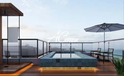 Flat com 1 Quarto à venda, 22m² no Cabo Branco, João Pessoa