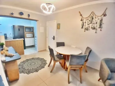 Apartamento com 2 Quartos para alugar, 89m² no Caiçara, Praia Grande