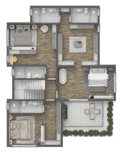 Casa de Condomínio com 4 Quartos à venda, 371m² no Aspen Mountain, Gramado