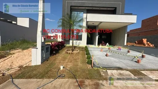 Casa de Condomínio com 3 Quartos à venda, 200m² no Loteamento Park Gran Reserve, Indaiatuba