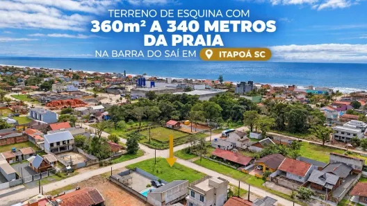 Lote/Terreno à venda, 360m² no Barra do Saí, Itapoá