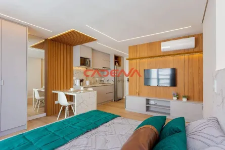 Apartamento com 1 Quarto para alugar, 29m² no Centro, Curitiba