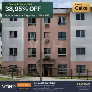 Apartamento com 2 Quartos à venda, 41m² no Tarumã-Açu, Manaus
