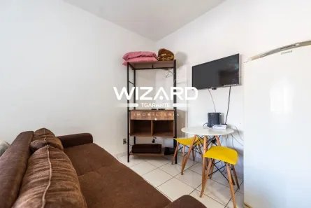 Apartamento com 1 Quarto para alugar, 33m² no Boqueirão, Santos