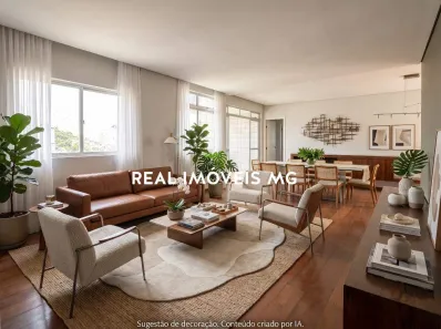 Apartamento com 3 Quartos para alugar, 140m² no Gutierrez, Belo Horizonte