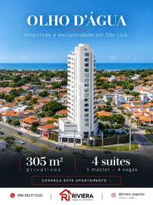Apartamento com 4 Quartos à venda, 305m² no Parque Atlântico, São Luís