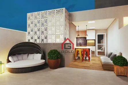 Cobertura com 2 Quartos à venda, 74m² no Vila Assunção, Santo André