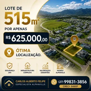 Lote/Terreno à venda, 515m² no Jacuhy, Serra