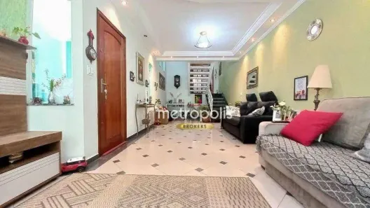 Sobrado com 4 Quartos à venda, 240m² no Vila Assunção, Santo André