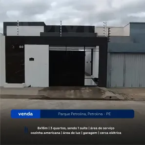 Casa com 3 Quartos à venda, 128m² no Topázio, Petrolina